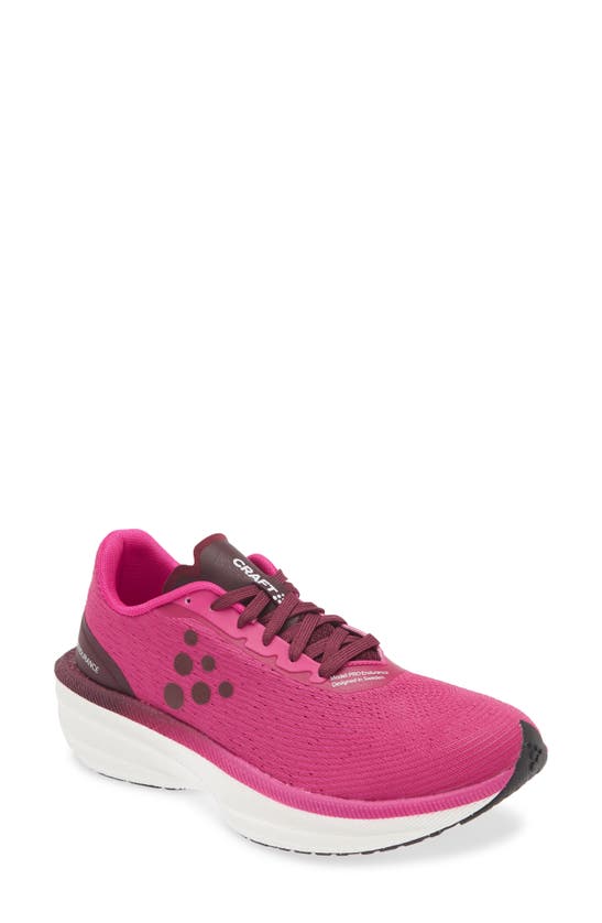 Craft Pro Endur Distance Running Shoe In Pink
