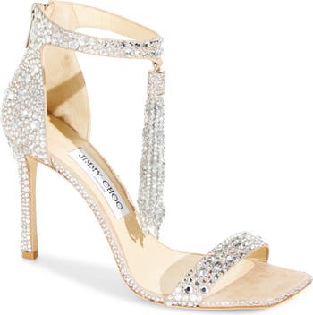 Jimmy Choo Vinca Crystal Embellished Sandal (Women) | Nordstrom