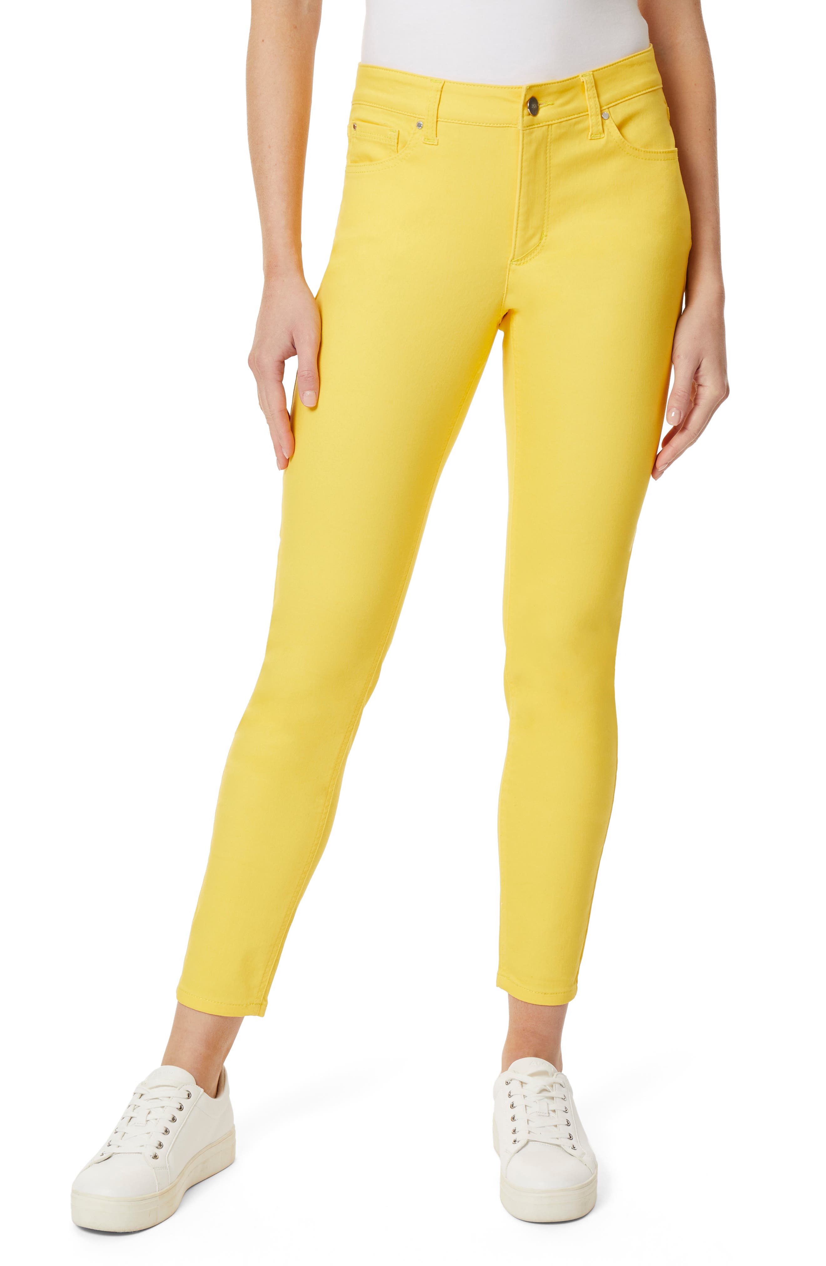 womens mustard jeans