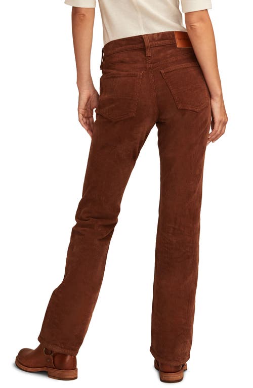 Shop Lucky Brand Sweet Mid Rise Bootcut Corduroy Jeans In Hot Cocoa