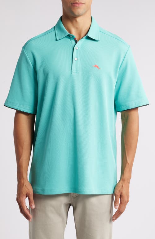 Shop Tommy Bahama Neon Shores Five O'clock Polo In Blue Freeze