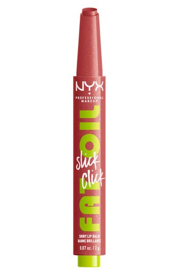 Nyx Professional Makeup Fat Oil Slick Click Shiny Lip Balm In No Filter Needed