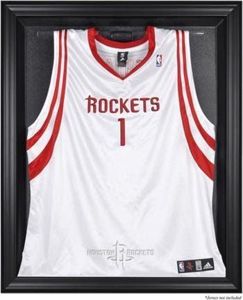 FANATICS AUTHENTIC Houston Rockets Black Framed Team Logo Jersey ...