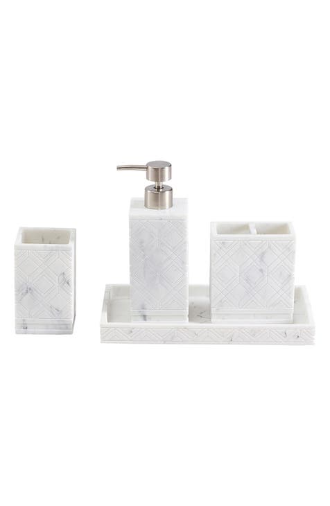 Claudia 4-Piece Bath Accessory Set