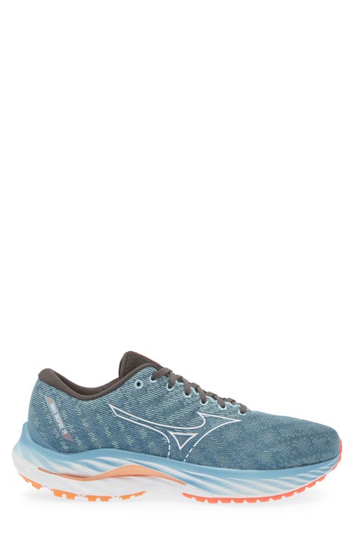 Mizuno Wave Inspire 19 Sneaker In Provincial Blue-white