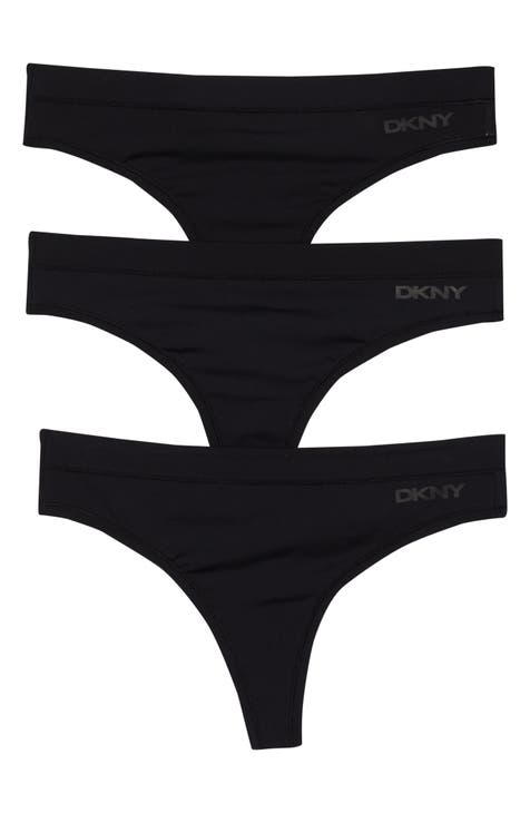 DKNY Intimates LITEWEAR CUT ANYWHERE HIP 3 PACK - Briefs - black/glow/black  - Zalando.de