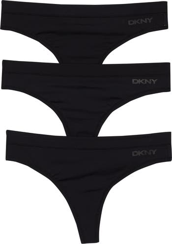 DKNY Womens Fusion Signature Seamless Bikini Panty 