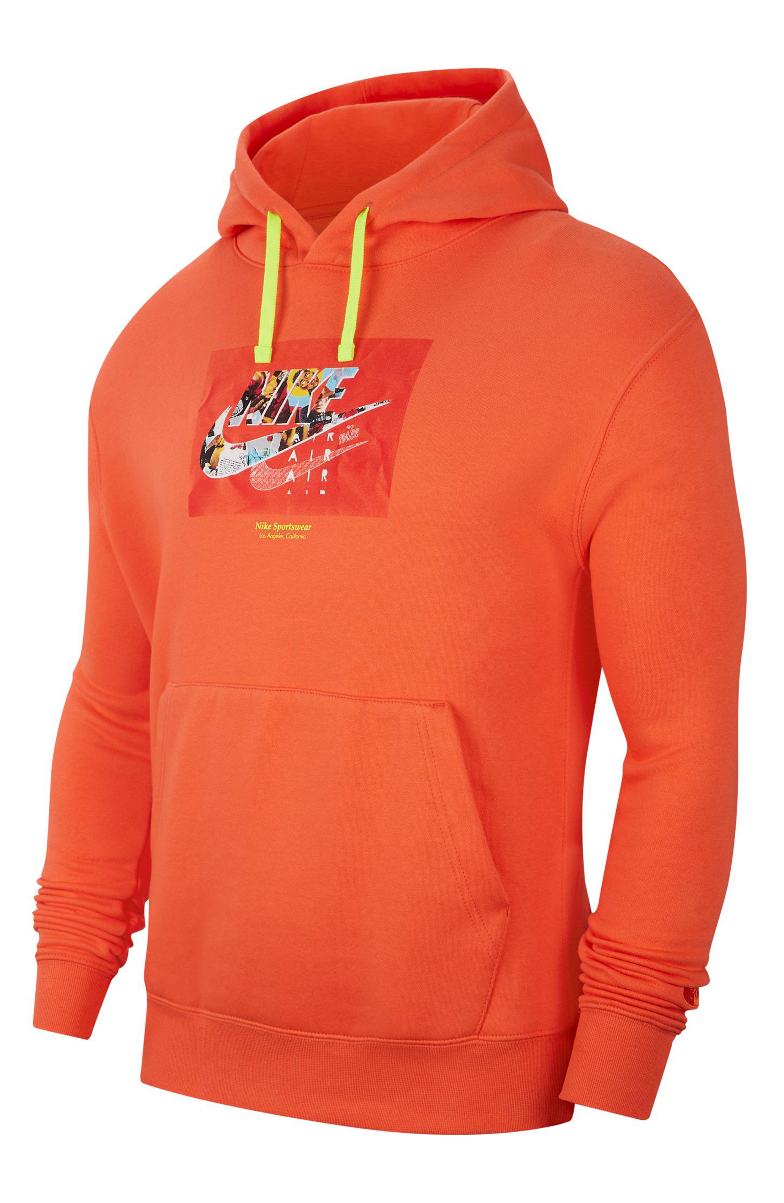 turf orange nike hoodie