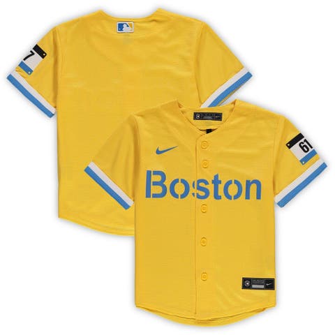 Men's Boston Red Sox Nike Yellow 2022 City Connect Legend