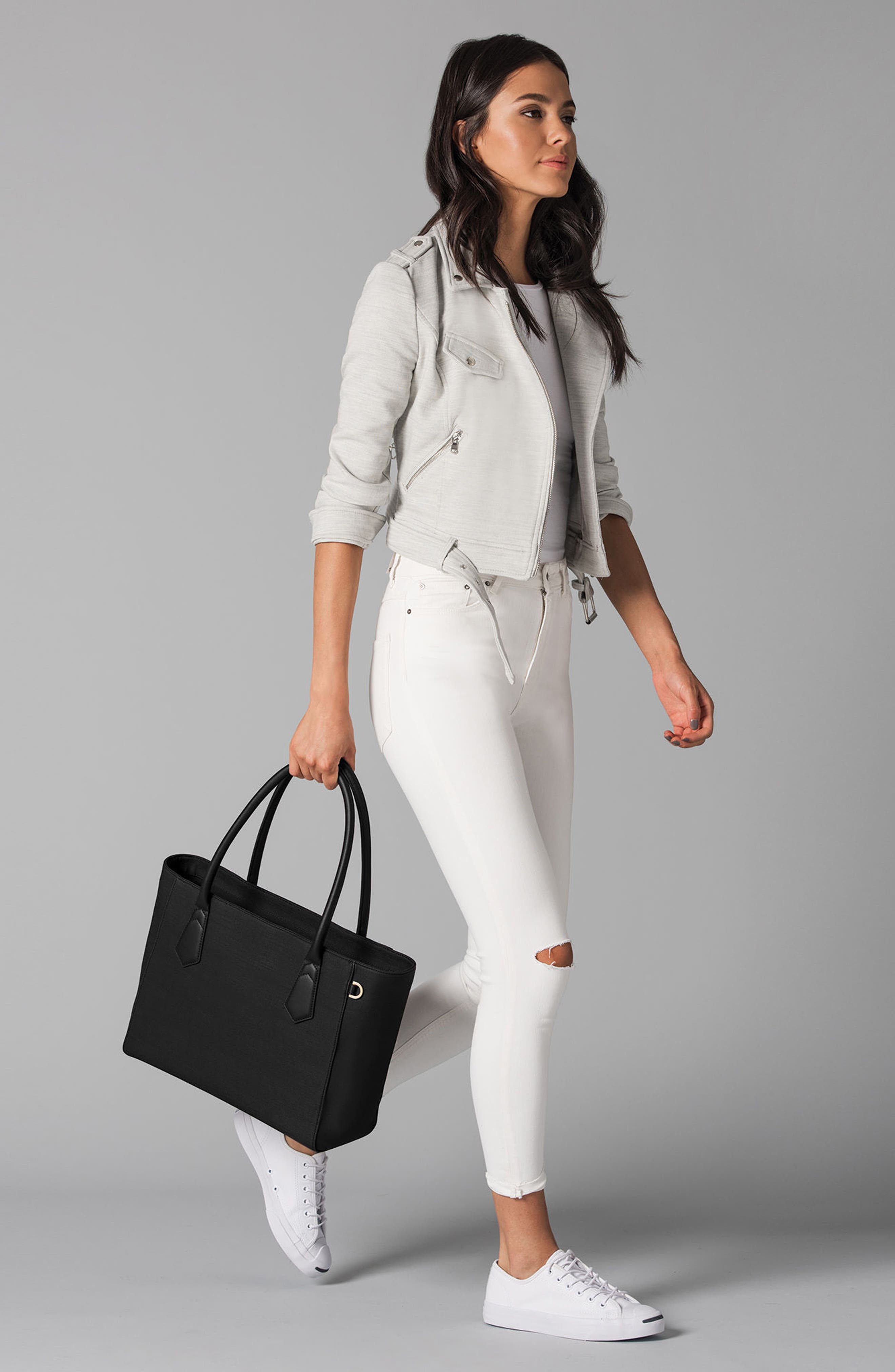 signature classic coated canvas tote