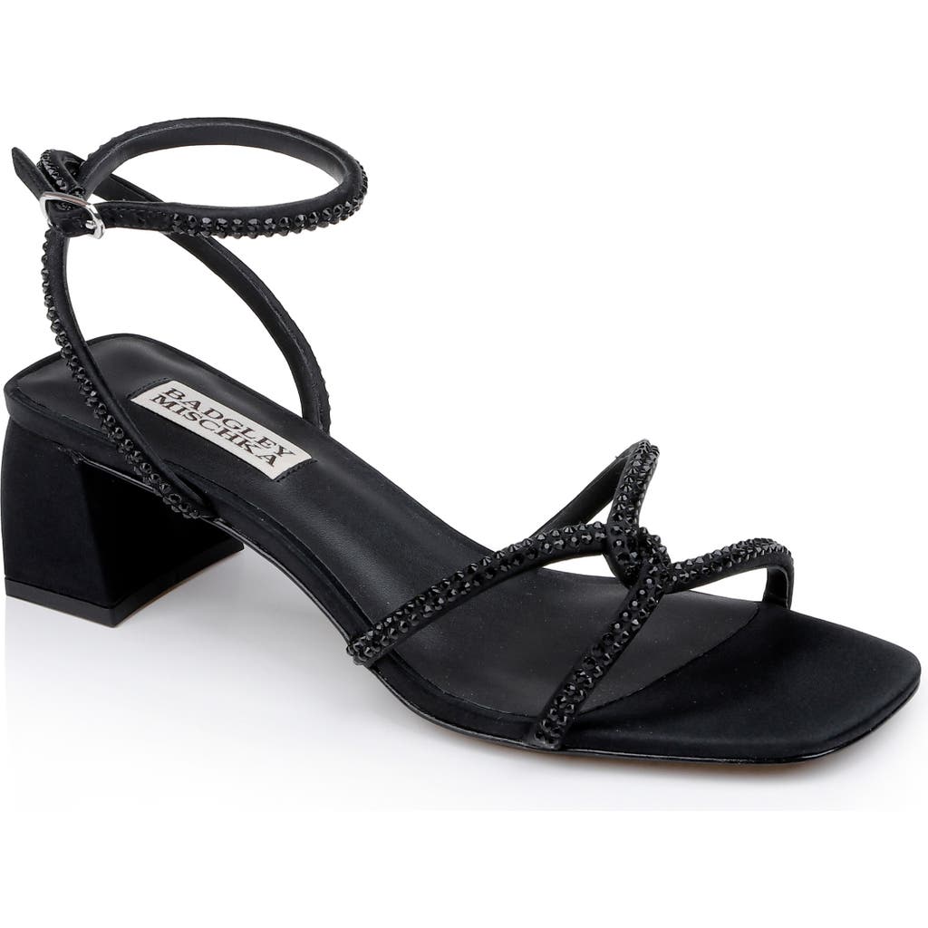 Badgley Mischka Collection Brisa Ankle Strap Sandal In Black