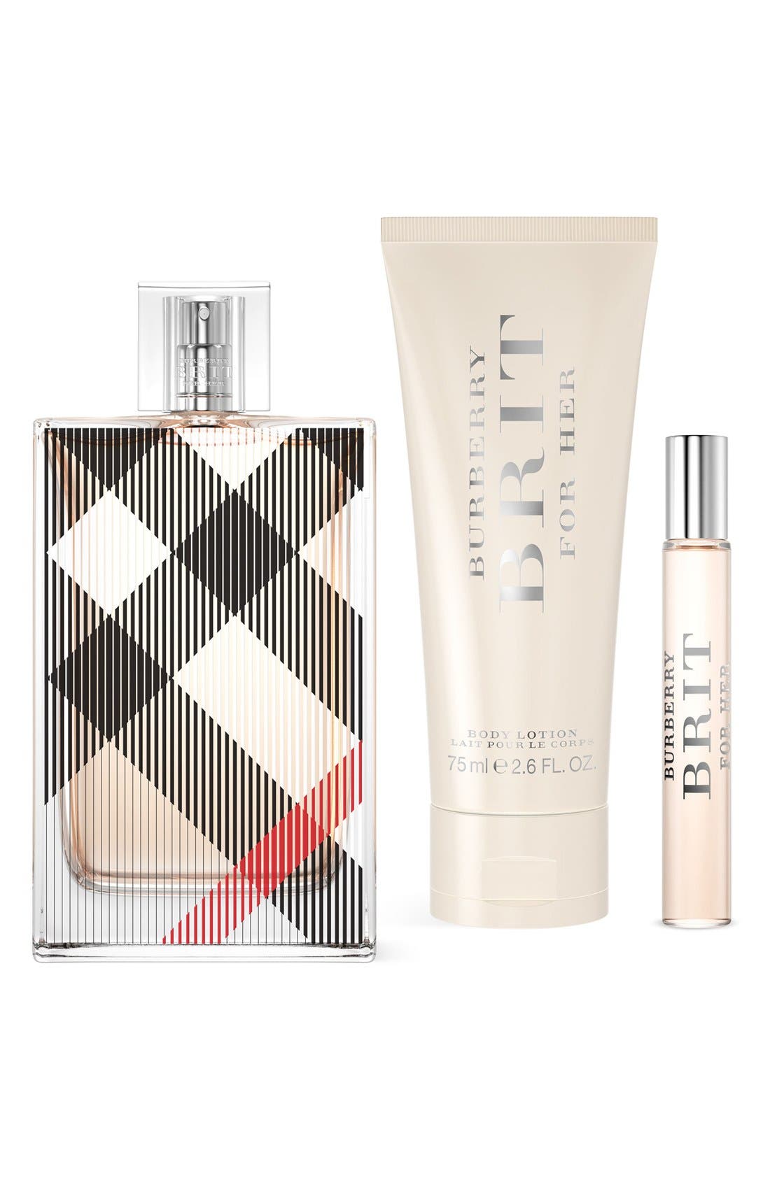 burberry brit gift set for her