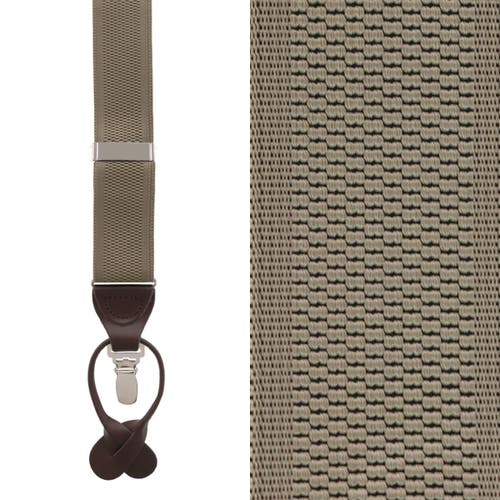 TRAFALGAR TRAFALGAR CLASSIC SOLID COLOR 38MM CONVERTIBLE SUSPENDERS