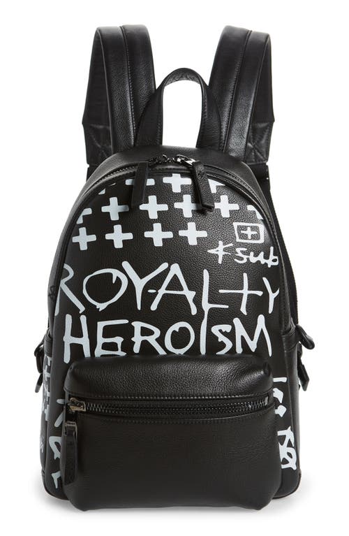 Ksubi Mini Kruiser Leather Backpack in Black