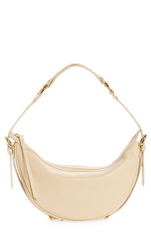 By Far Gib Leather Shoulder Bag in Sable
