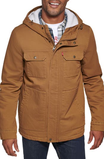 Levi's® Corduroy Hooded Military Jacket | Nordstrom