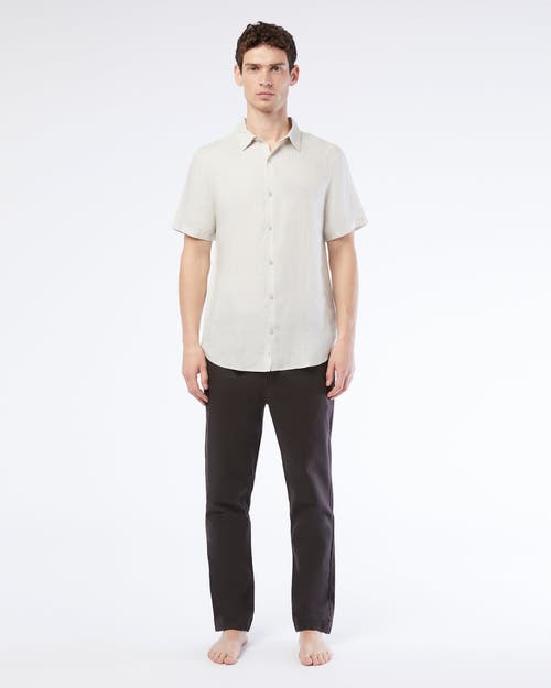 Shop Onia Jack Air Linen Shirt In Stone