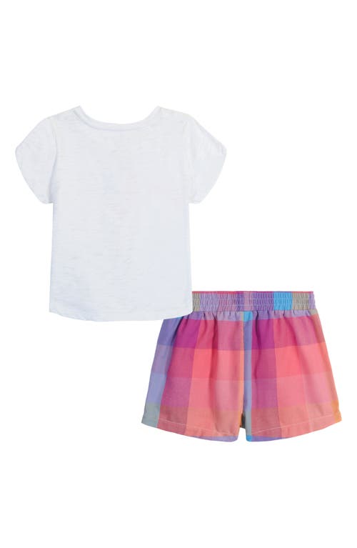 Shop Roxy Graphic T-shirt & Shorts Set In Pink