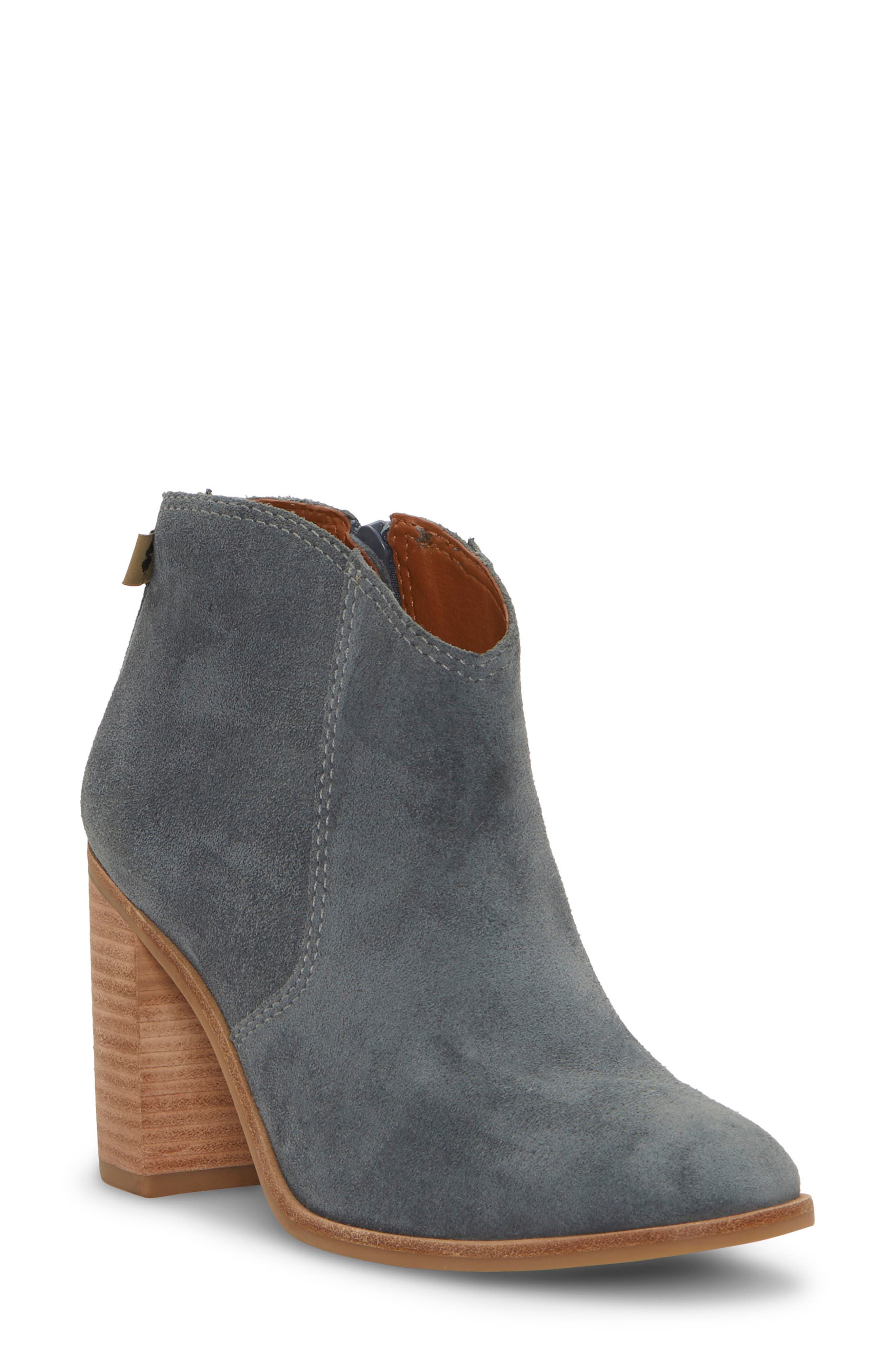 grey short boots ladies