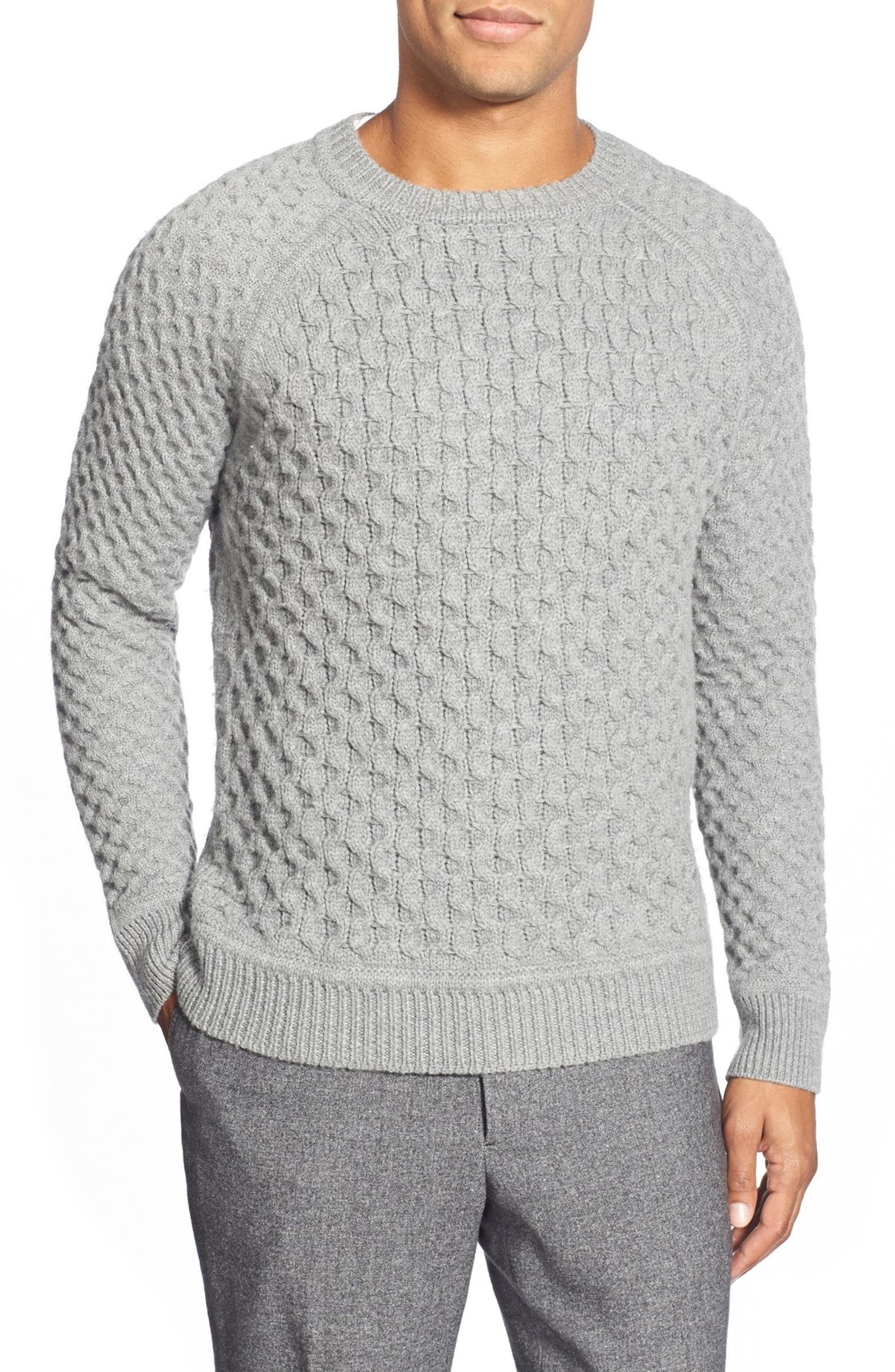 Billy Reid 'Honeycomb' Regular Fit Wool Sweater | Nordstrom