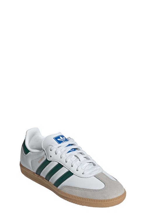 Adidas Originals Adidas Kids' Samba Sneaker In White/ Off White/ Black