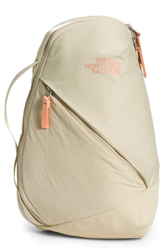 The North Face Isabella Water Repellent Sling Bag In Gravel Heather/macchiato