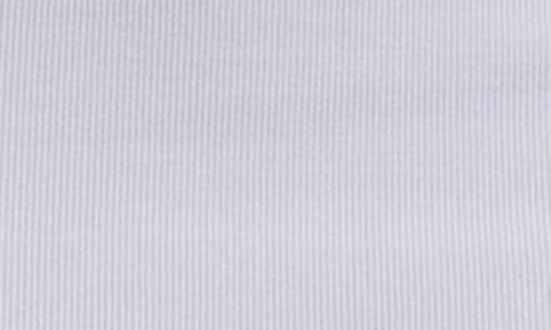 Grey Lab Cutout Racerback Rib Knit Minidress In White