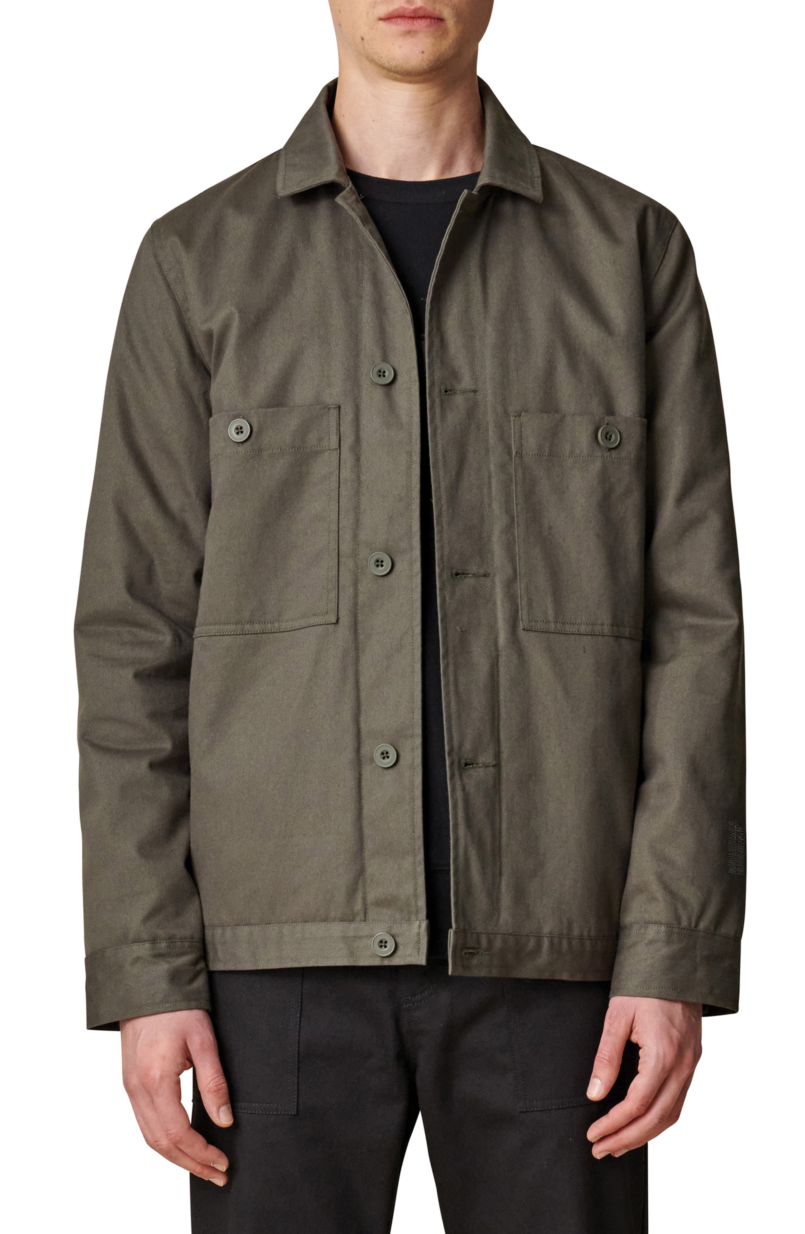 twill chore coat