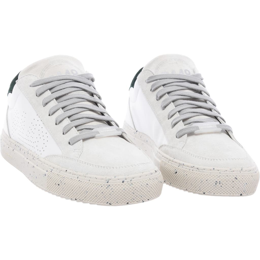 P448 Soho Sneaker In White/green