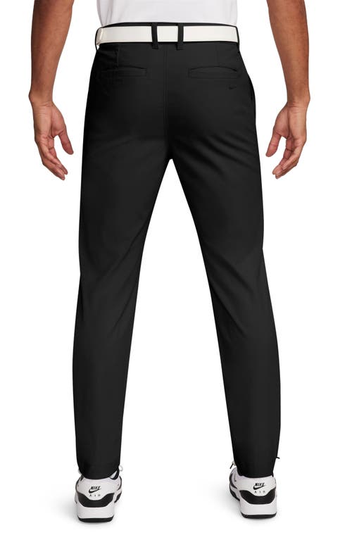 Shop Nike Golf Slim Fit Stretch Cotton Blend Golf Chino Pants In Black/black