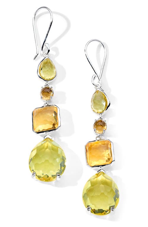 Shop Ippolita Rock Candy Drop Earrings In Silver