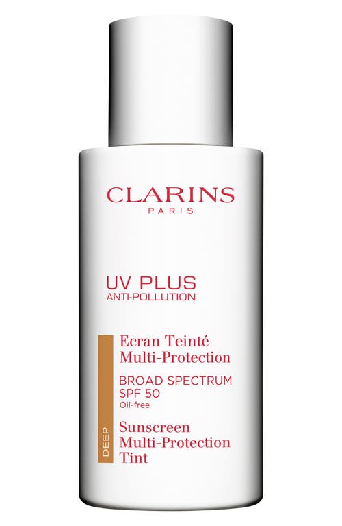 Clarins UV Plus Anti-Pollution Antioxidant Tinted Face Sunscreen SPF 50 in Dark at Nordstrom, Size 1.7 Oz
