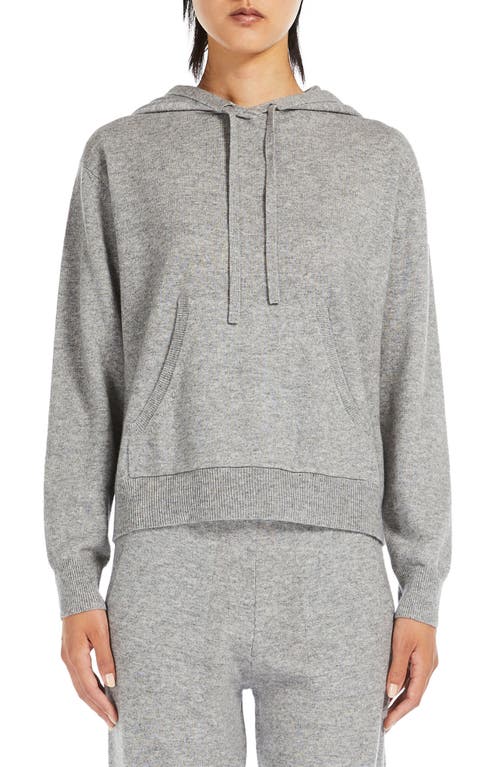 Luppolo Wool & Cashmere Hoodie Sweater in Light Grey