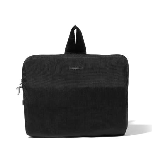 Baggallini Carryall Packable Backpack In Black