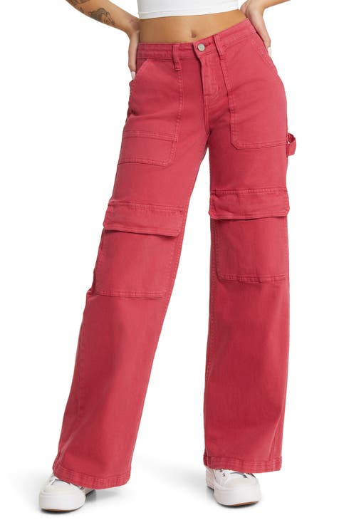Red Cargo Pants for Women | Nordstrom