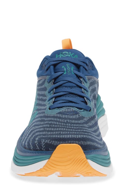 Shop Hoka Gaviota 5 Running Shoe In Midnight/oceanic