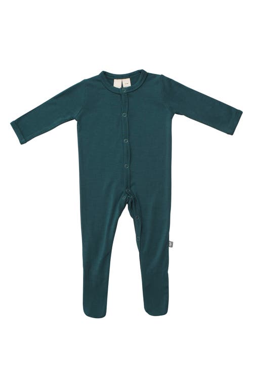 Kyte BABY Snap-Up Footie in Emerald at Nordstrom
