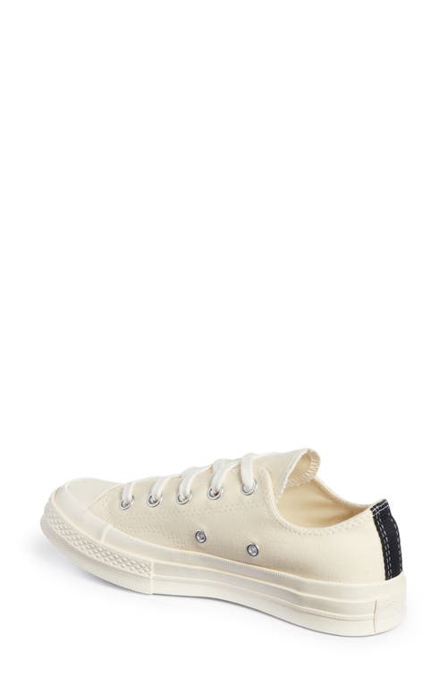 Shop Comme Des Garçons Play X Converse Chuck Taylor® Hidden Heart Low Top Sneaker In Beige