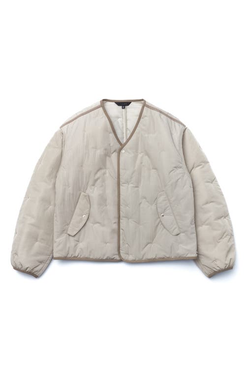 IISE Liner Nylon Jacket in Beige