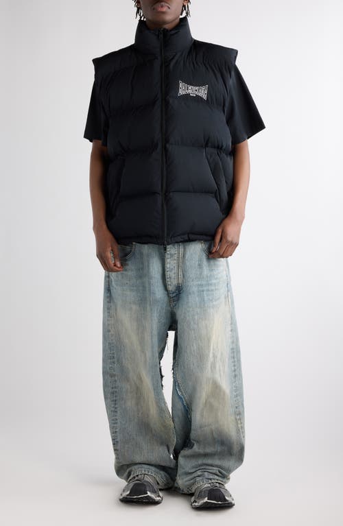 Balenciaga Distressed Layered Jeans In 3969 Iced/stained