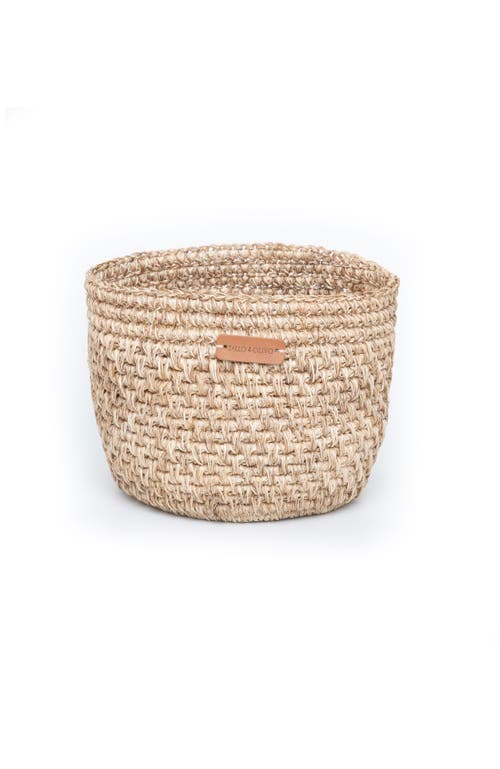 Shop Tallo De Olivo Fique Bread Basket In Natural