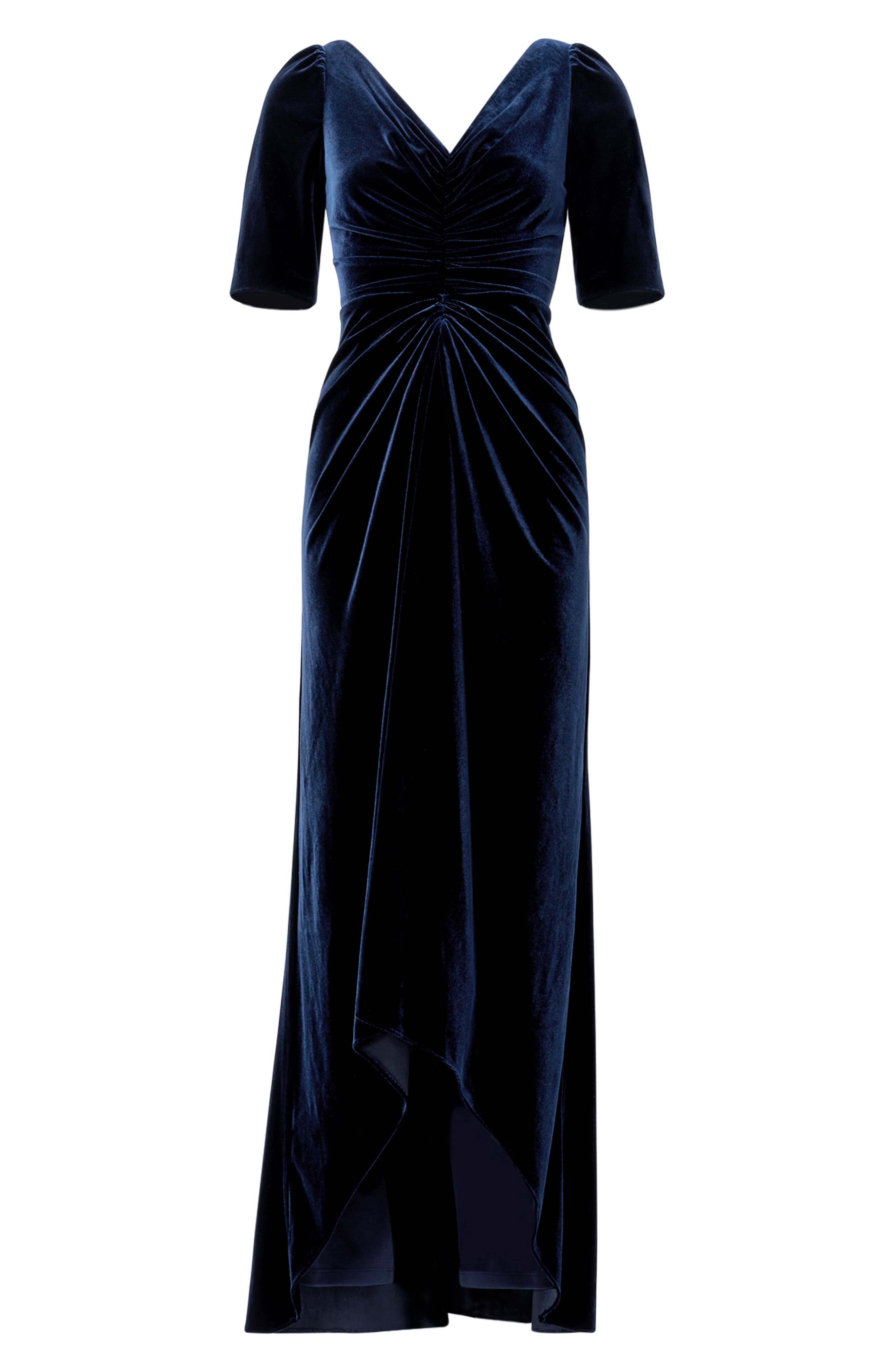 adrianna papell velvet dress