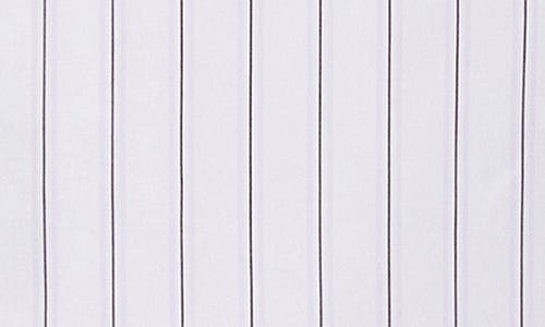 Mango Regular Fit Stripe Button-up Shirt In Violet