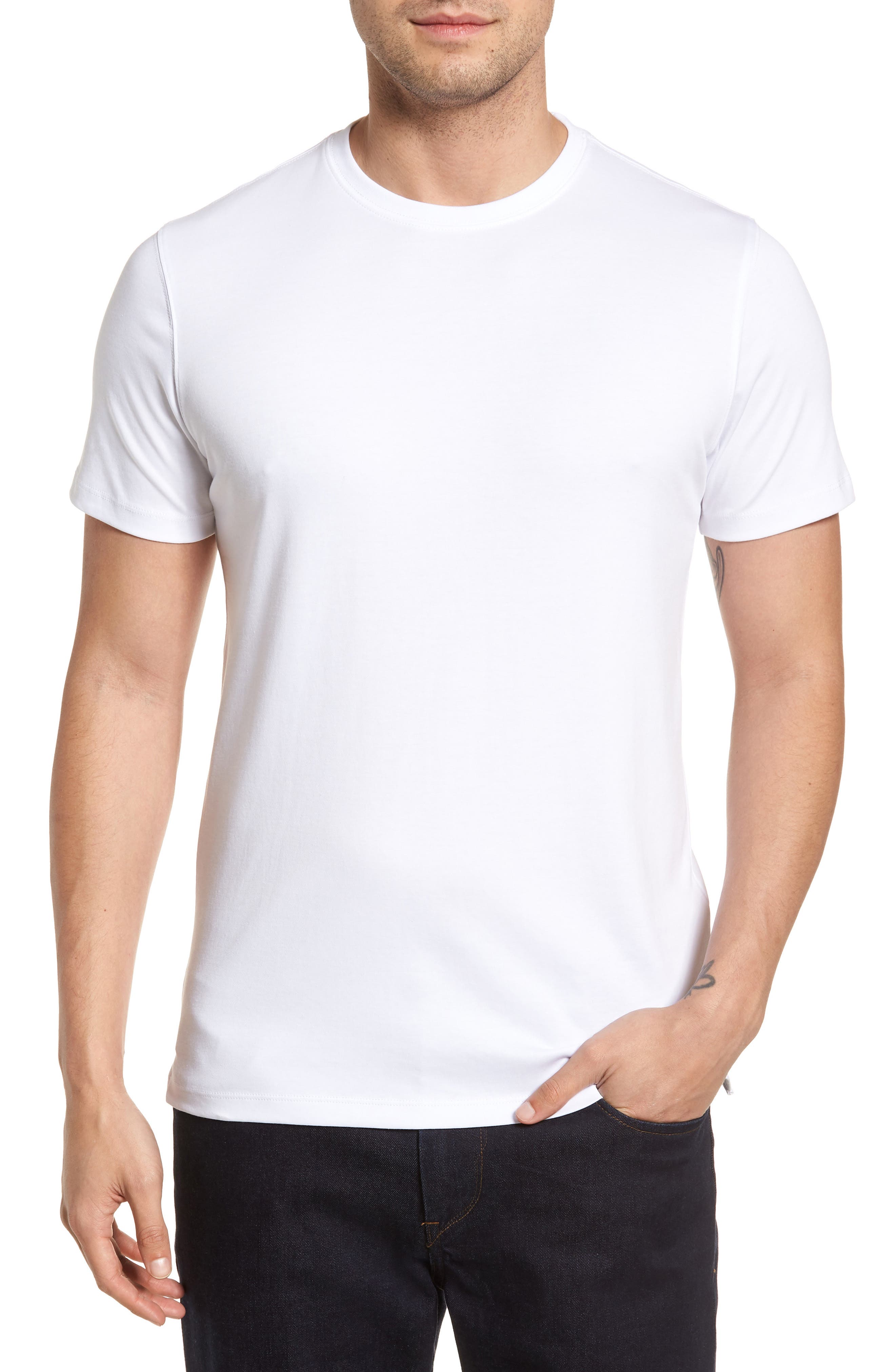 Izzue Cotton Logo-patch U-neck Vest in White for Men Mens Clothing T-shirts Sleeveless t-shirts 