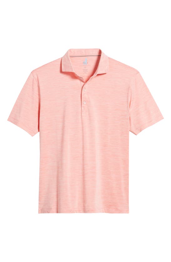 Johnnie-o Huron Prep-formance Polo In Pink
