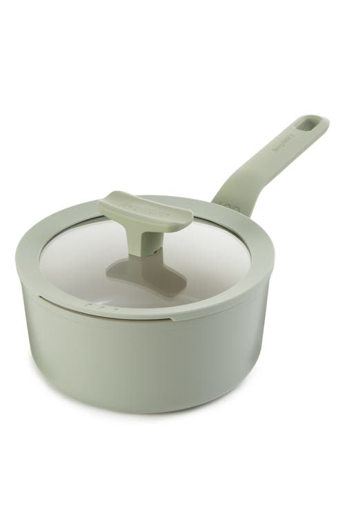 Berghoff Leo Balance 2.1-quart Nonstick Covered Saucepan In Sage