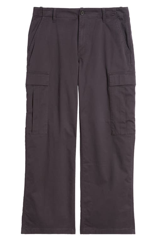 Shop Bp. Baggy Cotton Stretch Twill Cargo Pants In Grey Depths