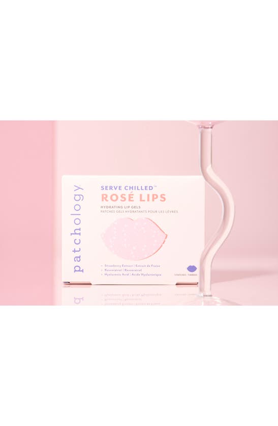 Patchology Serve Chilled Rose Lips Hydrating Lip Gels, Pack Of 5