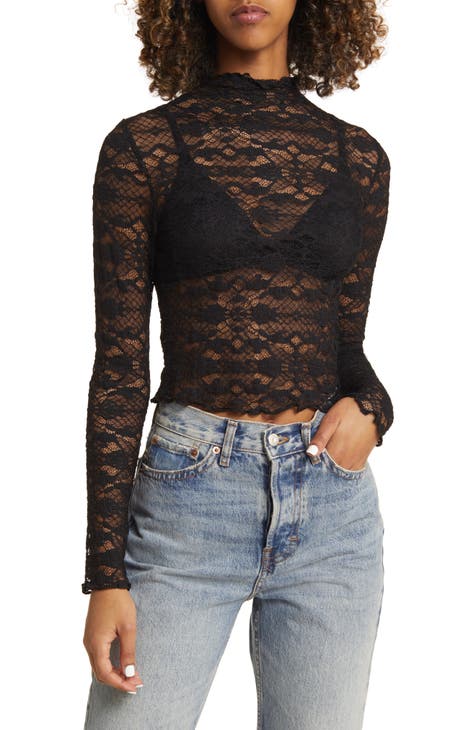 Is That The New Velvet Contrast Lace Scallop Trim Underwire