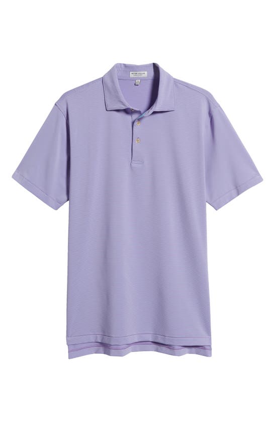 Shop Peter Millar Jubilee Performance Golf Polo In Dragonfly